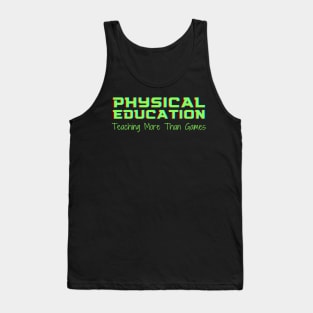 Mens Physical Education Phys Edu Teacher PE Tank Top